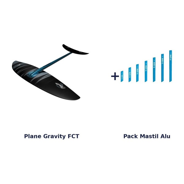 F-One Gravity FCT Komplett-Foil-Set (Plane +...