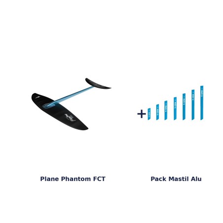 Pack Foil Completo F-One Phantom FCT (Plane + Pack Mástil Alu)