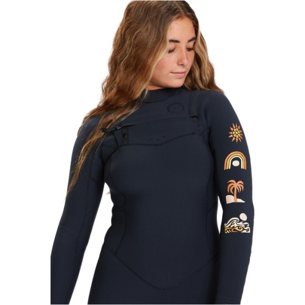 Billabong Salty Dayz Natural 4/3mm Chest Zip 