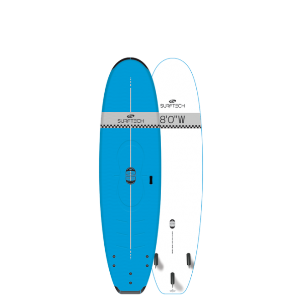 SURFTECH BLACKTIP 8'0" WIDE SURFBOARD