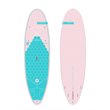 Starboard Go Surf 9'6 x 31 Limited Series Pink Hardboard-SUP