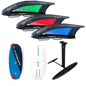 Set Wingfoil North - Wing 5m² + Tabla 90L + Foil 1600