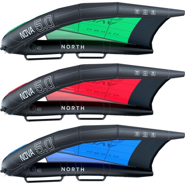 Set Wingfoil North - Wing 5m² + Tabla 90L +...